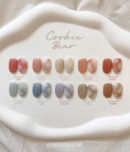 Yogurt Nail Kr. Cookie Bear Collection (Full Set/Individual Colors)