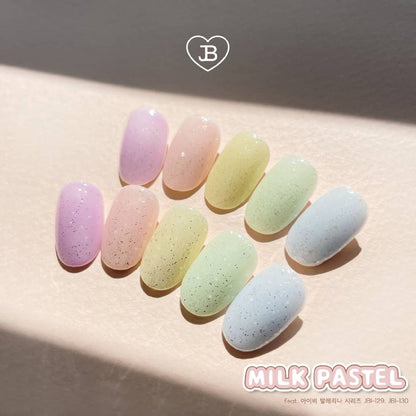 JIN.B Milk Pastel Syrup Gel 5pc Collection